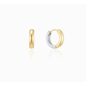 [로이드] 주문제작 실버 콤비 파이프 13mm 링귀걸이 LLES25001S