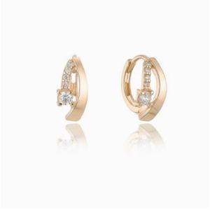 [로이드] 주문제작 베이직 라인스톤 원터치 14k 귀걸이 LOFJ2009G