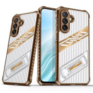 갤럭시A36 5G 풀커버 범퍼 킥스탠드 반투명 슬림 젤하드 케이스