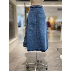 [올리브데올리브] OJ5MS273 플레어 롱 데님스커트