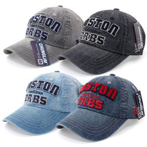 [디꾸보]데님 워싱 어메리카 볼캡 야구모자 K-CR341R