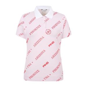[핑골프](사 은품증정) 여성 아리조나 카라 반팔 티셔츠 (121E2TO354_WH)