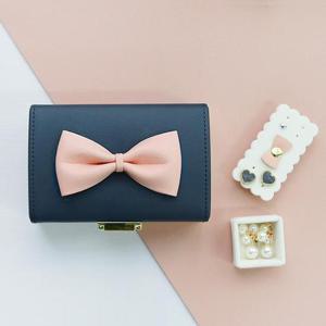 주얼리 악세사리 약혼 예물보관 휴대용 리본 보석함