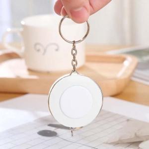 워킹자 줄자 동그미 열쇠고리 미니줄자 1.5M 원형