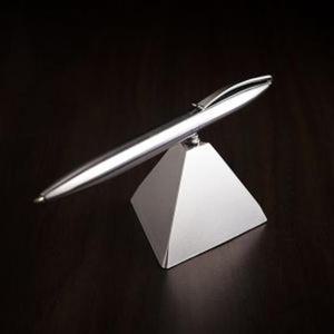 피라미드 실버 거치 볼펜고급펜 자석볼펜 사무용볼펜