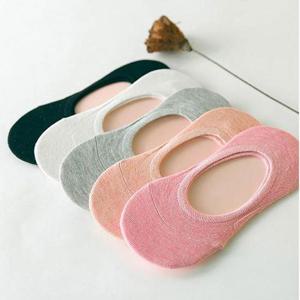 여성용 실리콘 무지 페이크삭스set(5개입)