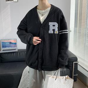 3컬러 남성가디건 오버핏 캐주얼니트 카디건 IS-JK11