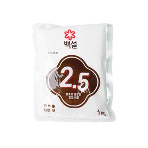 CJ 백설 바이오핵산 발효조미료 2.5 고복합 1kg