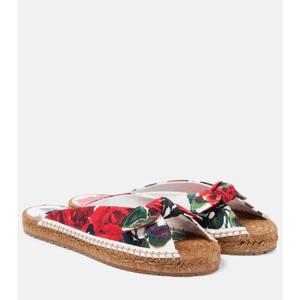 돌체앤가바나 플로럴 에스파드리유 슬라이드 P00991620