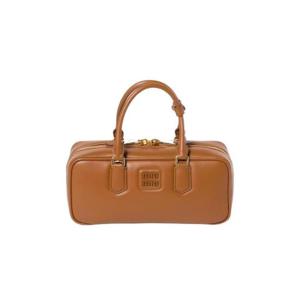 미우 미우 아르카디 레더 백 꼬냑 5BB148-2CR3-F0046