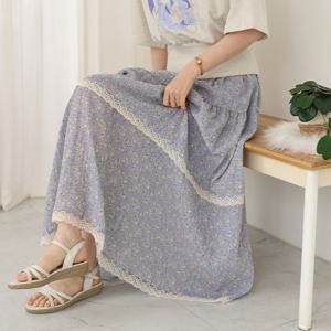 [웬디즈갤러리]마일린 레이스 롱 스커트 RSK114