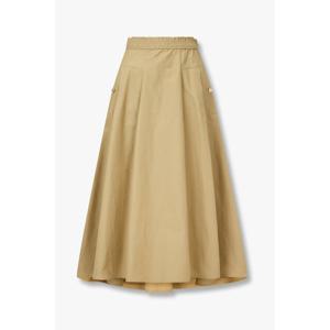 지컷 (7255335102) 핀턱 밴딩 플레어 스커트