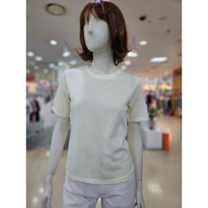 [아날도바시니]코튼 베이직 라운드 반팔티 AY06TS21N2