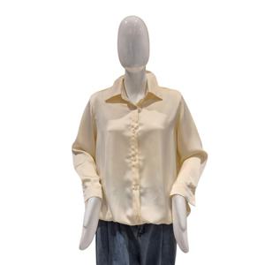 [파파야]새틴 카라 블라우스(PNPRBL009A)