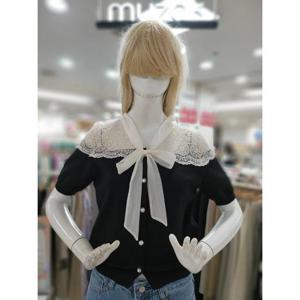 무자크 세이브존09 진주장식포인트 니트 티 MP4WKT10