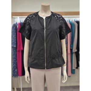 벨리시앙 세이브존07 라운드넥 망사배색 점퍼 JP4213