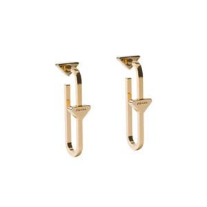 프라다 메탈 이어링 골드 1IO084-2CO0-F0056