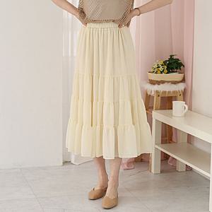 [웬디즈갤러리]보보아 쉬폰 캉캉 스커트 RSK115