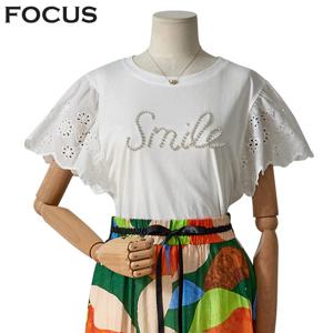 [포커스] 스마일진주티셔츠(FM4F7TS0282)