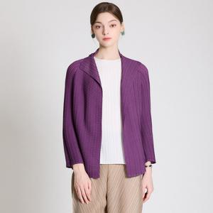 [요이츠]숄카라 와플 플리츠 가디건_YI03WNPJK80