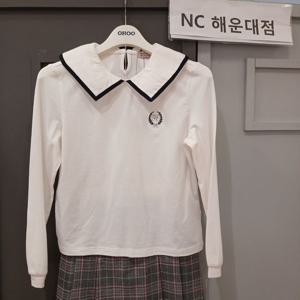 [오후]와이드카라 긴팔티셔츠 OHLA25S53