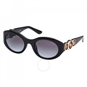 게스 스모크 그라디언트 타원형 여성용 선글라스 GU00198-H 01B 53