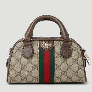 25 FW 구찌 Ophidia 오피디아 GG 웹 로고 플라크 핸들 토트백 724606 9C2SG 8746