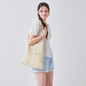 [블루레이스]니팅 라탄 숄더백_B5M1AC9031