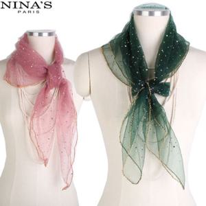 핫픽스 반짝이샤인쉬폰스카프(N5S032)