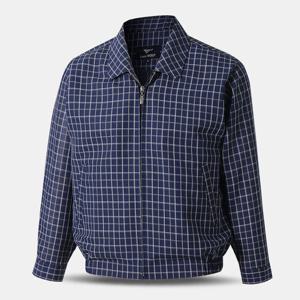 [아즈바이]남성 여름 밴딩 긴팔 체크 점퍼 LWB213 중년 장년