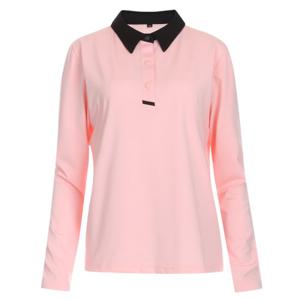 [샵앤]케인 베이직 골프 긴팔 카라티 NE-WSH-W516-핑크