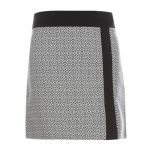 [샵앤]어반 배색 자갸드 골프 스커트 NS-WSK-1038-블랙