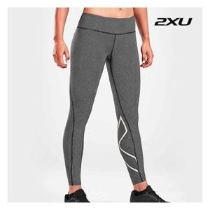 [2XU][2XU] 여성 프린트 미드라이즈 컴프레션 레깅스_XULD268BLK