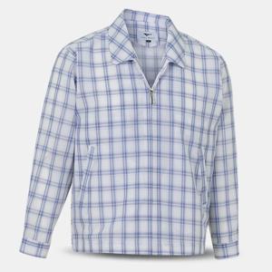 [아즈바이]남성 여름 체크 버튼 신사 점퍼 LWA208 중년 장년