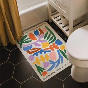 [포유매트]포유 일러스트 아트 욕실 화장실 주방 규조토 발매트