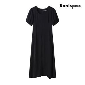 [보니스팍스(여성의류)]하객룩 퍼프 소매 플레어 원피스 (XP5OP019M0)