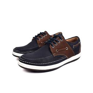 남성 4홀 투톤 편한 캐주얼화 로퍼 운동화 데일리