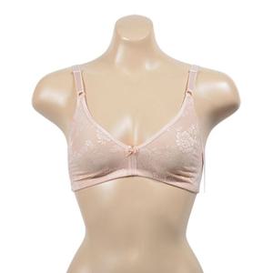 쿨샵 플라워패턴 노몰드 노와이어 인견 망사 브라