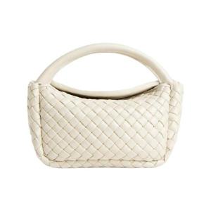 보테가 베네타 스몰 코블 탑 핸들 씨 솔트 805739V3RG19195