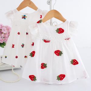 [엠케이] 플라워n딸기 아동 민나시 원피스313537