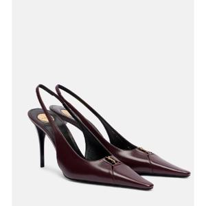 생로랑 Babylone Breteuil 레더 슬링백 펌프스 P01080557