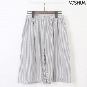 아트박스/옷자락 여자 남자 스트라이프 거즈면 5부 바지