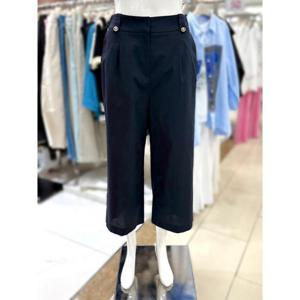 소고 세이브존01 뒷 밴딩 린넨 혼방 크롭 와이드 바지 TL2XA01