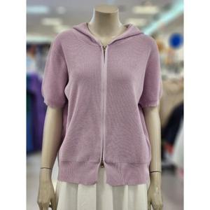 SOUP 여성 후드 집업 반팔 니트 티 SBXSK20