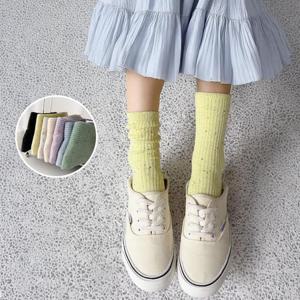 [써니 패션] 여성 양말 봄 여름 스타일 편한 양말 6개