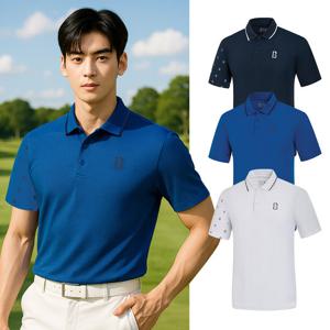 비티알 남성 골프웨어 여름 반팔 카라 티셔츠 BSC041QT2M