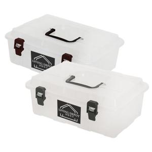 생활창고 멀티박스 300x194x100mm 핸들수납박스 공구함 수납함 소품정리함 소품박스 수납박스 수납정리용품