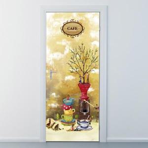 아트박스/낭만창고 ncbr143-커피나무-현관문시트지