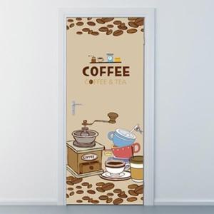 아트박스/낭만창고 ncbr162-커피메이커-현관문시트지