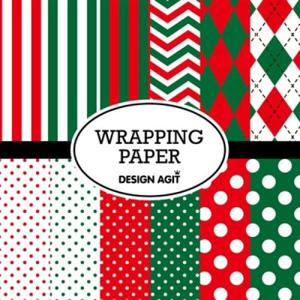 아트박스/디자인아지트 [기성]포장지크리스마스 패턴